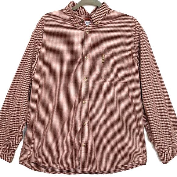 Columbia Vapor Ridge III Shirt Long Sleeve Red Jasper Gingham Mens Sz XL - Picture 8 of 8